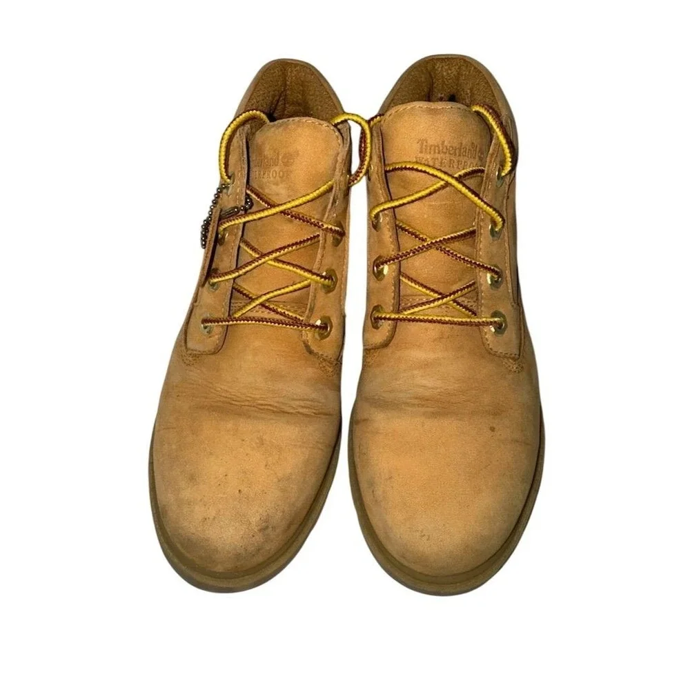 Timberland Kids‎ Chukka Boots Brown Waterproof Size 3.5 see pics for condition